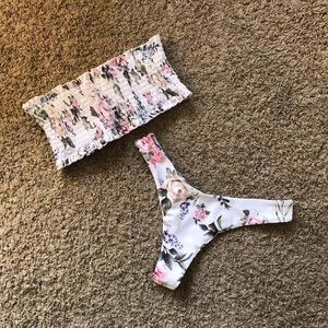 Zaful floral bikini set 👙